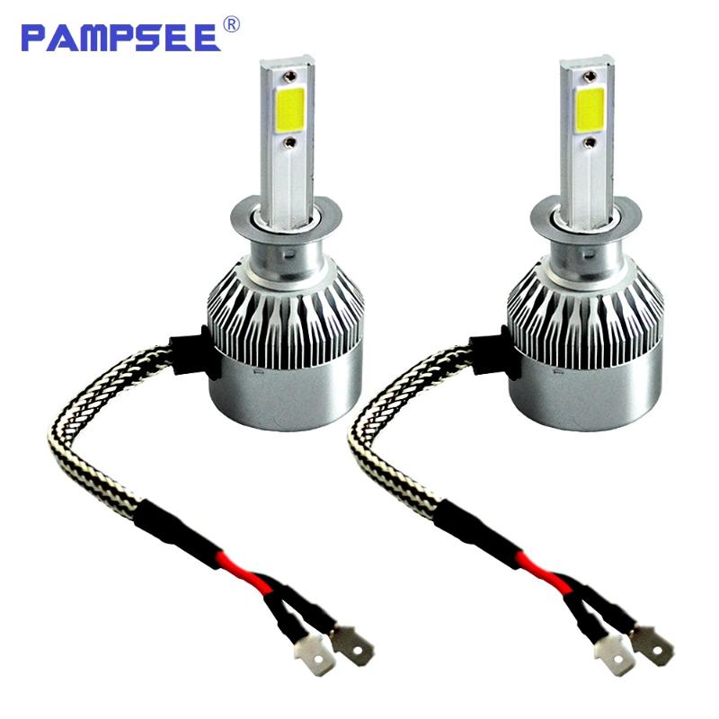 2Pcs C6 H1 LED Bulb Super Bright Auto Car Headlight 2X 36W 7600LM 6000K 3000K Single Beam All In One Led Chip Automobiles Lamp
2Pcs C6 H1 LED Bulb Super Bright Auto Car Headlight 2X 36W 7600LM 6000K 3000K Single Beam All In One Led Chip Automobiles Lamp