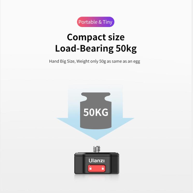 Ulanzi Claw Quick Release Plate Clamp Quick Instal System DSLR Action Camera Clamp Switch Kit
Ulanzi Claw Quick Release Plate Clamp Quick Instal System DSLR Action Camera Clamp Switch Kit