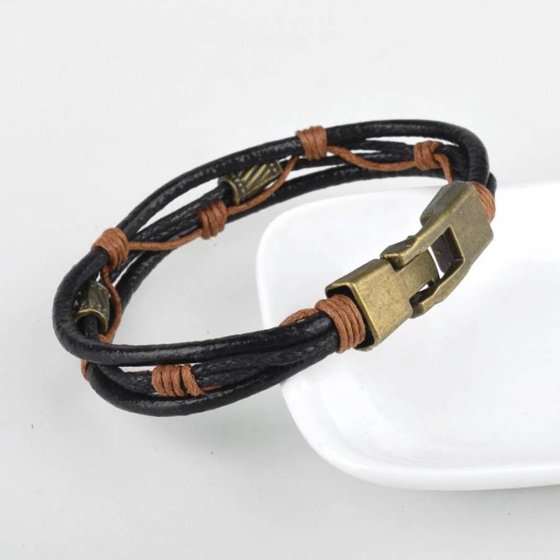 Retro Men Women Black Brown Braided Rope Leather Cord Wrap Bracelet Cuff Wristband Jewelry Accessories
Retro Men Women Black Brown Braided Rope Leather Cord Wrap Bracelet Cuff Wristband Jewelry Accessories