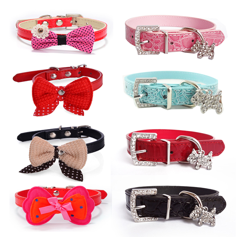Cute Crystal Pendant Pet Dog Collar Leather Puppy Pet Buckle Dog Leads Neck Strap Animal Accessories Leash and Harnesses
Cute Crystal Pendant Pet Dog Collar Leather Puppy Pet Buckle Dog Leads Neck Strap Animal Accessories Leash and Harnesses