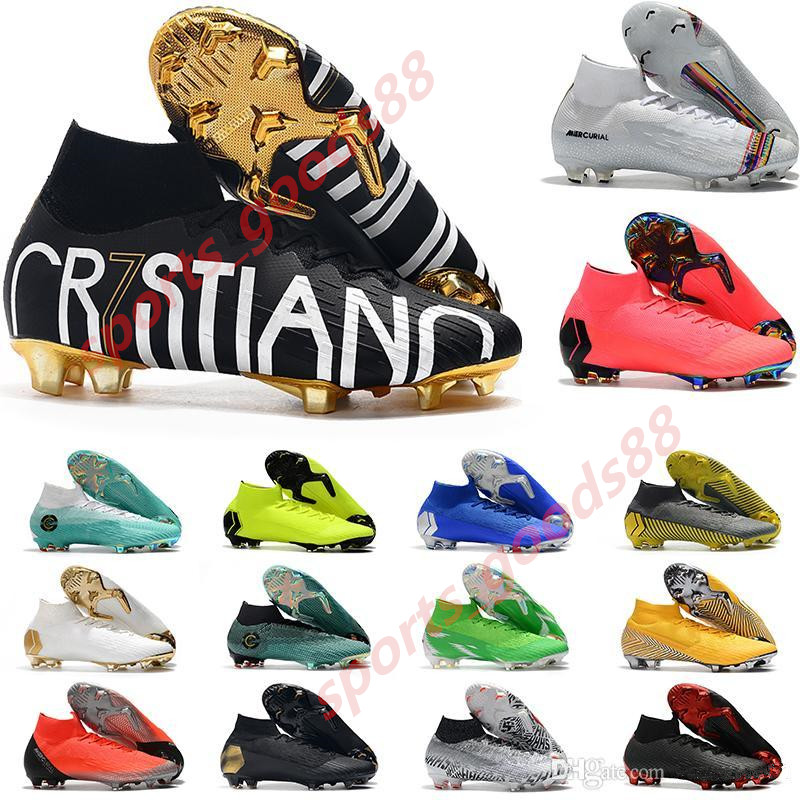 Mercurial Superfly VI Soccer Shoes 360 Elite FG KJ 6 XII 12 CR7 SE Ronaldo Neymar Mens Women Boys Outdor Football Boots, Colour 15
Mercurial Superfly VI Soccer Shoes 360 Elite FG KJ 6 XII 12 CR7 SE Ronaldo Neymar Mens Women Boys Outdor Football Boots, Colour 15