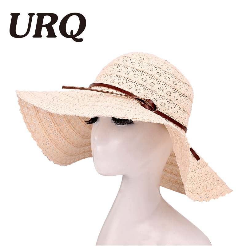 URQ Summer Sun Hats For Women Lace Cotton soft Big Fashion Design Women Beach Sun Hat Foldable Brimmed Straw Hat ZZ4069, White
URQ Summer Sun Hats For Women Lace Cotton soft Big Fashion Design Women Beach Sun Hat Foldable Brimmed Straw Hat ZZ4069, White