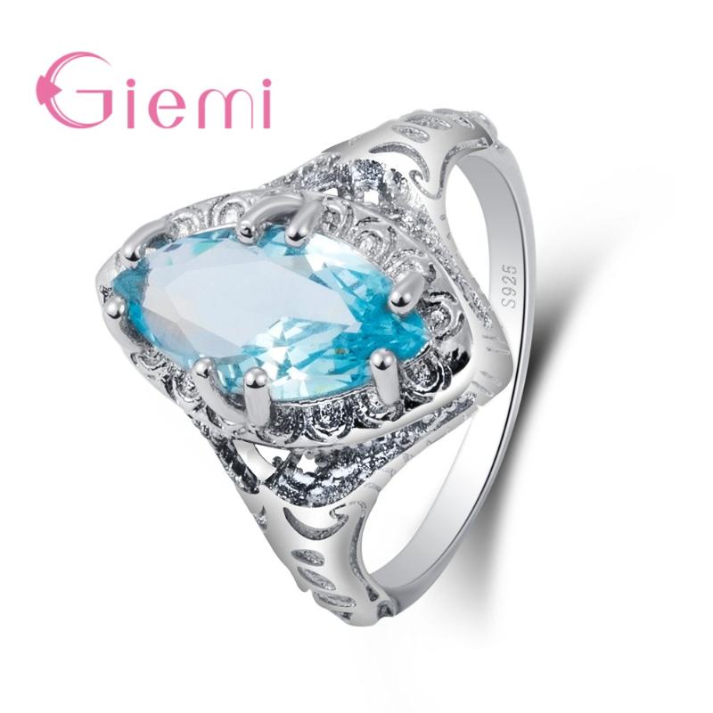Precious 925 Sterling Silver Cocktail Rings for Women Ladies Antique Type Shiny Blue Zircon CZ Jewelry Wedding Band
Precious 925 Sterling Silver Cocktail Rings for Women Ladies Antique Type Shiny Blue Zircon CZ Jewelry Wedding Band
