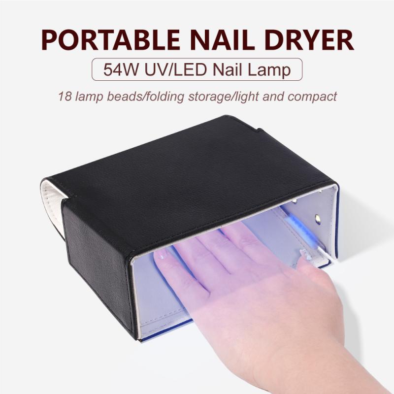 54W Folding Portable Nail Lamp Black And White 18LED Nail Lamp UV Dryer Manicure Supplies Manicure Tools, 01
54W Folding Portable Nail Lamp Black And White 18LED Nail Lamp UV Dryer Manicure Supplies Manicure Tools, 01