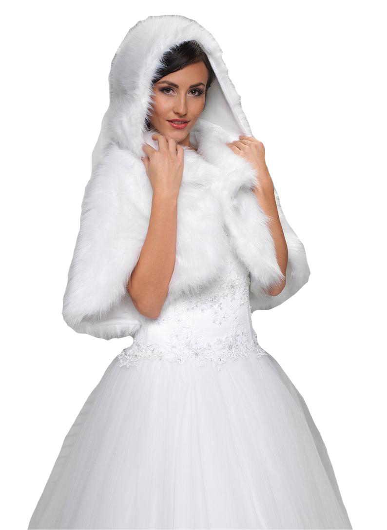 Winter Wedding Cape Bridal Manteau Custom Made Faux Fur Bridal Wraps & Jackets Special Party Banquet Wrap Wedding Bride Coats