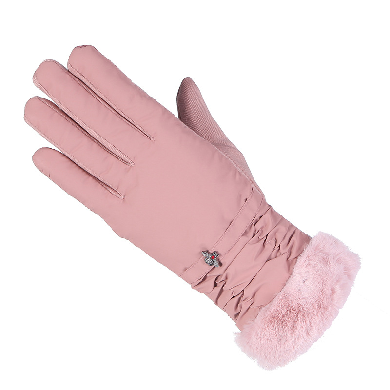 Woman's Outdoor Lovely Warm and Fleece Thickened Cotton Waterproof and Skid-proof Outdoor Bike Warm Gloves in Winter
Woman's Outdoor Lovely Warm and Fleece Thickened Cotton Waterproof and Skid-proof Outdoor Bike Warm Gloves in Winter