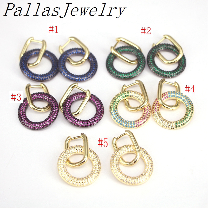3Pairs, Fashion CZ Micro Pave Huggies with Dangle Circle Earring, Women Huggie Earrings, Pave earrings
3Pairs, Fashion CZ Micro Pave Huggies with Dangle Circle Earring, Women Huggie Earrings, Pave earrings