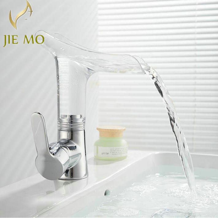Bathroom Waterfall faucet for Basin Mixer Tap Single Handle Sink Mixer Tap Deck Mounted Bathroom Torneiras JM-40
Bathroom Waterfall faucet for Basin Mixer Tap Single Handle Sink Mixer Tap Deck Mounted Bathroom Torneiras JM-40