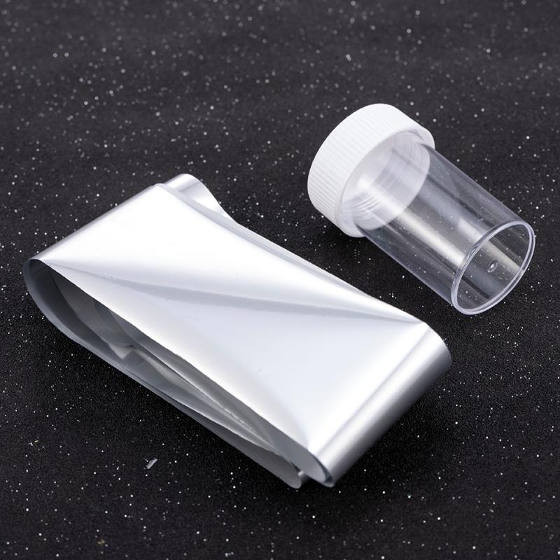 Rose Gold Laser Violet Nail Foil Silver Holographic Manicure Art Transfer Stickers Decal DIY Personality Sticker Decoration1