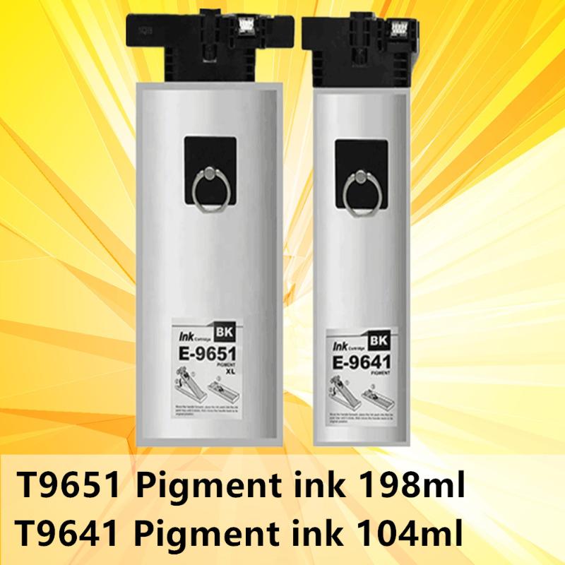 T9641 T9651 C13T965140 ink cartridge 9641 Ink Bag With Chip WorkForce Pro WF M5299 M5799 M5298 M5299DW M5799DWF printer
T9641 T9651 C13T965140 ink cartridge 9641 Ink Bag With Chip WorkForce Pro WF M5299 M5799 M5298 M5299DW M5799DWF printer