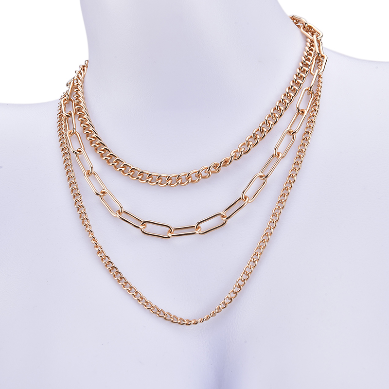Women Girl Simple Fashion Choker Necklace Multi Layer Statement Trendy Neck Collar Jewelry Gold Silver Color
Women Girl Simple Fashion Choker Necklace Multi Layer Statement Trendy Neck Collar Jewelry Gold Silver Color
