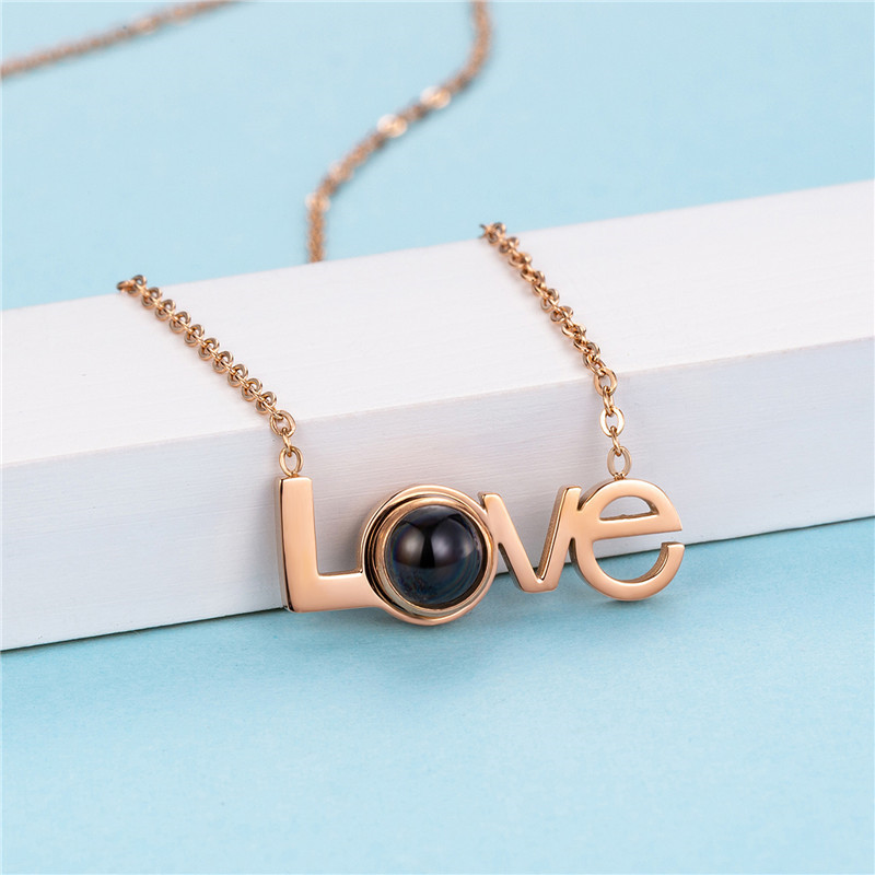 I Love You Necklace 100 Languages Love Necklace Memory Projection Pendant for Women Gifts for Family Friends
I Love You Necklace 100 Languages Love Necklace Memory Projection Pendant for Women Gifts for Family Friends
