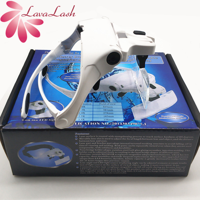 Free Shipping 1X 1.5X 2X 2.5X 3.5X Watch and Clock Repairing Dental Loupes Eyelash Extensions Headband 2 LED Magnifying Glasses
Free Shipping 1X 1.5X 2X 2.5X 3.5X Watch and Clock Repairing Dental Loupes Eyelash Extensions Headband 2 LED Magnifying Glasses