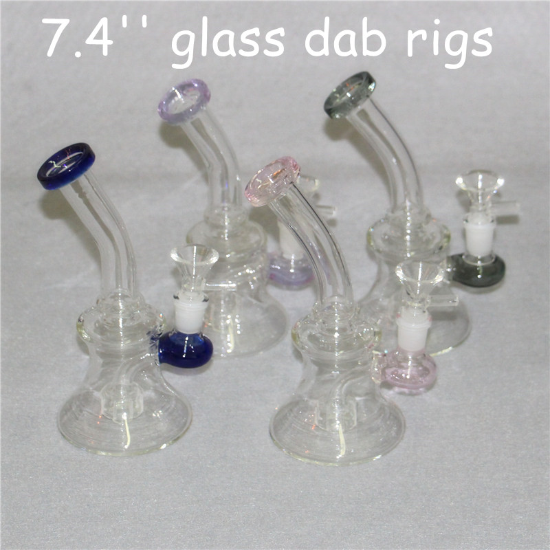 Glass Bong hookah water pipes beaker recycler 7.4 inch bongs dab rig oil burner ash catcher bubbler 14mm bowl
Glass Bong hookah water pipes beaker recycler 7.4 inch bongs dab rig oil burner ash catcher bubbler 14mm bowl