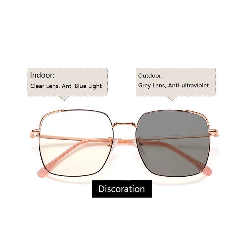 Blue Light BlockingPhotochromic Glasses Men Women Computer Gaming Protection Eye Glasses Optical Frame Anti Radiation UV400
Blue Light BlockingPhotochromic Glasses Men Women Computer Gaming Protection Eye Glasses Optical Frame Anti Radiation UV400
