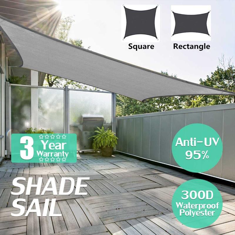 Waterproof 300D Black Square Rectangle Shade Sail garden terrace Canopy swimming Sun shade Camping Hiking Yard sail awnings, 2x2
Waterproof 300D Black Square Rectangle Shade Sail garden terrace Canopy swimming Sun shade Camping Hiking Yard sail awnings, 2x2