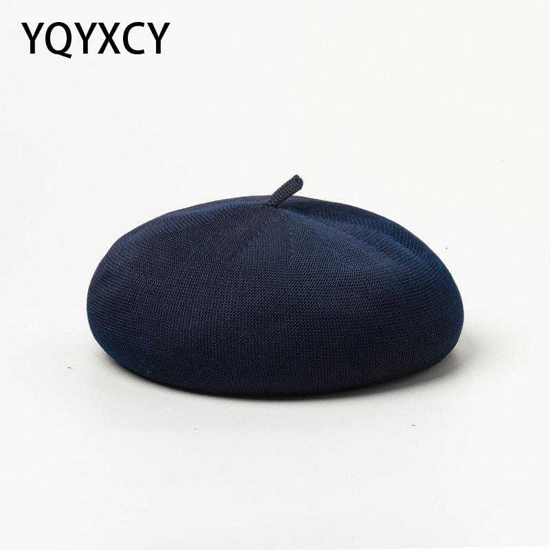 Spring Summer Beret Hats For Women Knitted Breathable Beret Cap Lady Adjustable Rope Simple Boina Feminina Artist Hat Solid, White
Spring Summer Beret Hats For Women Knitted Breathable Beret Cap Lady Adjustable Rope Simple Boina Feminina Artist Hat Solid, White
