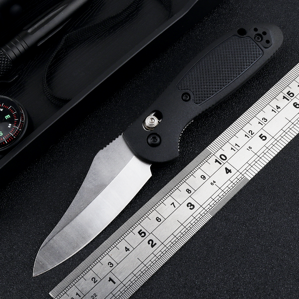Folding knife BM 555 154CM blade Valox handle outdoor hiking camping tactical defense EDC fruit kitchen portable knife
Folding knife BM 555 154CM blade Valox handle outdoor hiking camping tactical defense EDC fruit kitchen portable knife