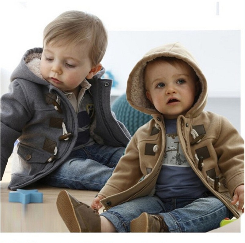 2015 Winter Fashion Horn Button Child Thickening Outerwear Overcoat Child Outerwear Boy Jacket kid winter fleece hoodie Retail, Tell me your color by messages
2015 Winter Fashion Horn Button Child Thickening Outerwear Overcoat Child Outerwear Boy Jacket kid winter fleece hoodie Retail, Tell me your color by messages