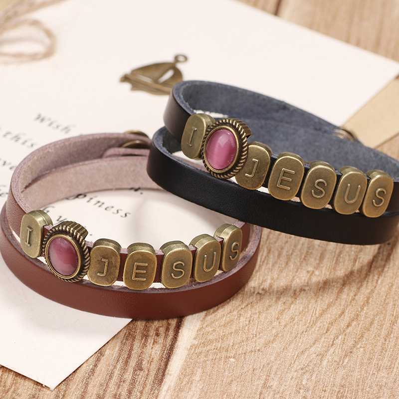 Charm Bracelets Woman Leather Opal Vintage Simple Exquisite Hand Catenary For Man Alloy Letter Punk
Charm Bracelets Woman Leather Opal Vintage Simple Exquisite Hand Catenary For Man Alloy Letter Punk