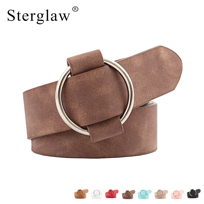 New Fashion womens designer round casual ladies belts for jeans Modelin without buckles leather belt cinturon mujer N002, White
New Fashion womens designer round casual ladies belts for jeans Modelin without buckles leather belt cinturon mujer N002, White