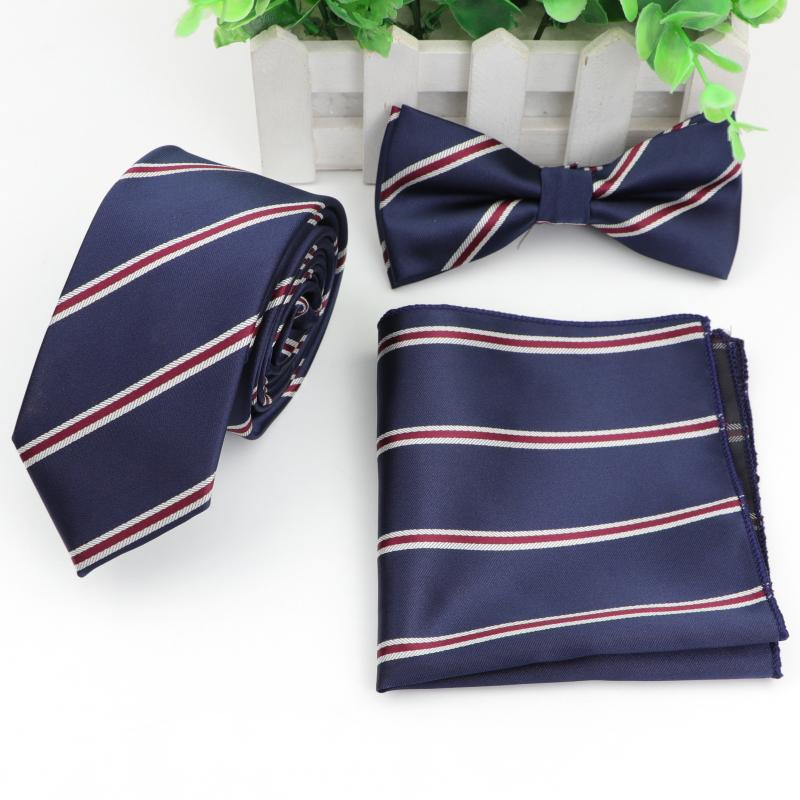 Stirped Colorful Neck Tie Set For Men Slim Necktie Bowtie Handkerchief Suit Ties Cravat Butterfly Corbatas
Stirped Colorful Neck Tie Set For Men Slim Necktie Bowtie Handkerchief Suit Ties Cravat Butterfly Corbatas