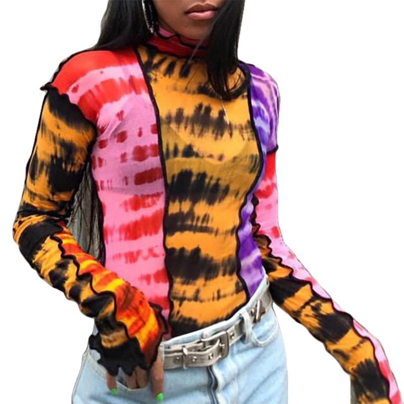 Women Long Sleeve Turtleneck T-Shirt Color Block Striped Ruffles Pullover Tops N0HE, Blue
Women Long Sleeve Turtleneck T-Shirt Color Block Striped Ruffles Pullover Tops N0HE, Blue