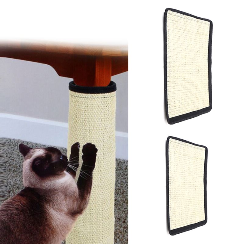Pet Cat Kitten Claw Scratching Play Mat Hanging Bed Sisal Pad Board Rug For Furniture Protection C6UE
Pet Cat Kitten Claw Scratching Play Mat Hanging Bed Sisal Pad Board Rug For Furniture Protection C6UE