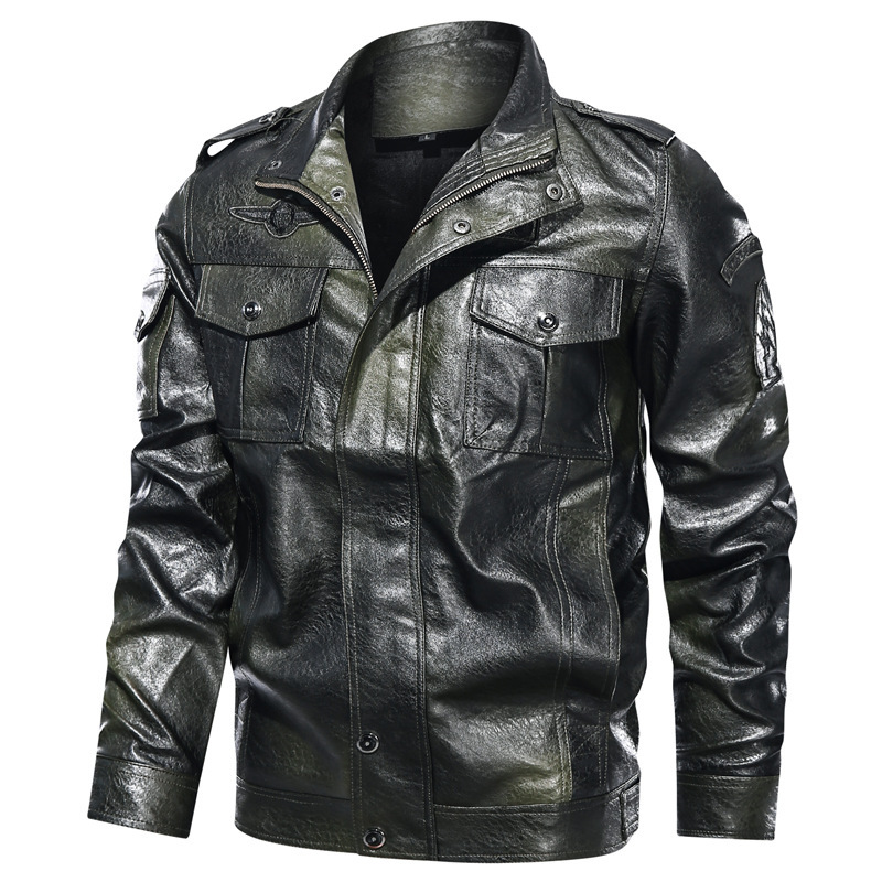 5XL 4XL PU Leather Jacket Men Autumn New Casual Motorcycle Vintage Leather Jackets Coat Men Fashion Biker US Army Bomber Jackets, Black
5XL 4XL PU Leather Jacket Men Autumn New Casual Motorcycle Vintage Leather Jackets Coat Men Fashion Biker US Army Bomber Jackets, Black