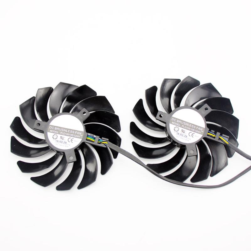 2 uds., PLD10010S12HH, DC12V, 0,40a, 4 pines para MSI RX470, 480, 570, 580, GTX1080Ti, 1080, 1070, ventilador para tarjeta gráfi
2 uds., PLD10010S12HH, DC12V, 0,40a, 4 pines para MSI RX470, 480, 570, 580, GTX1080Ti, 1080, 1070, ventilador para tarjeta gráfi