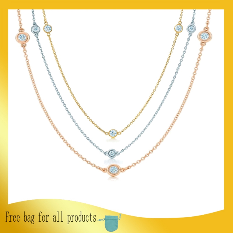 Original Women Jewelry Three Zircons Chain Necklaces Hot Fashion Female Birthday Valentine GIFT
Original Women Jewelry Three Zircons Chain Necklaces Hot Fashion Female Birthday Valentine GIFT