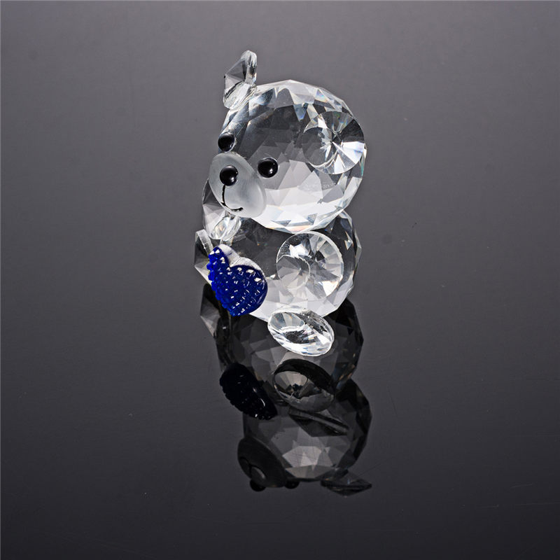 2020 Red Blue Crystal Glass Animals Bear Miniature Figurine Heart Personalised Gift Home Decorative Living Room Accessories
2020 Red Blue Crystal Glass Animals Bear Miniature Figurine Heart Personalised Gift Home Decorative Living Room Accessories