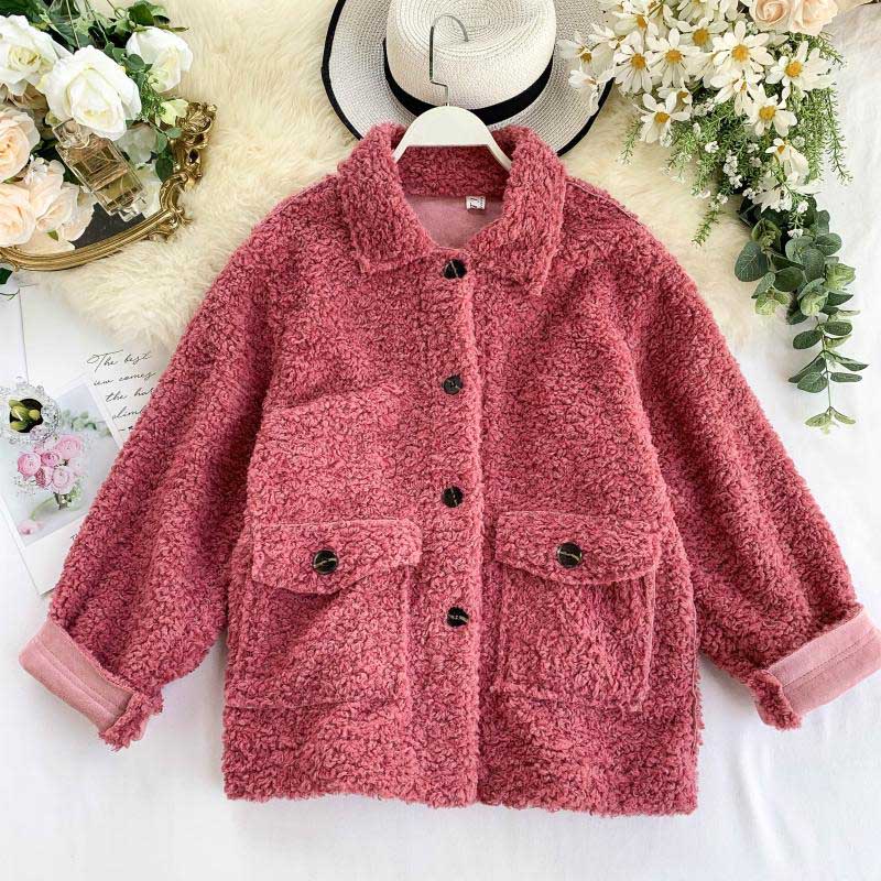 Coat female 2020 new Korean winter fur short style parkas sheep sheared coat female long sleeve fur jackets women, Beige
Coat female 2020 new Korean winter fur short style parkas sheep sheared coat female long sleeve fur jackets women, Beige