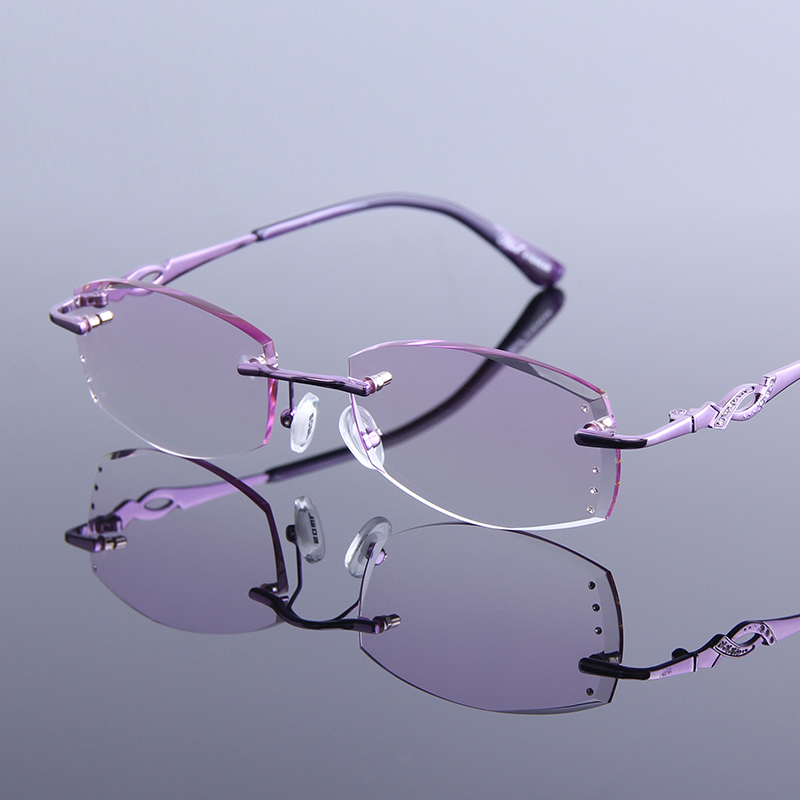 Sunglasses Women's Reading Glasses Tinted Rimless Frame Eyeglasses For Presbyopia Gradient Lens Female Luxurious Rhinestone Hyperopia Gafas
Sunglasses Women's Reading Glasses Tinted Rimless Frame Eyeglasses For Presbyopia Gradient Lens Female Luxurious Rhinestone Hyperopia Gafas