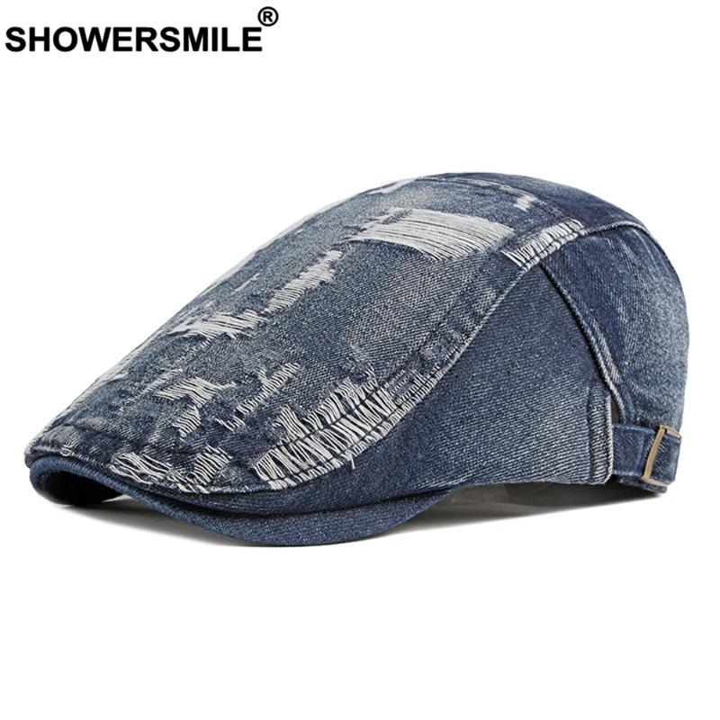 SHOWERSMILE Denim Ivy Caps for Men Vintage Blue Mens Berets British Style Male Flat Cap Spring Summer Brand New Driver Ivy Hat, Black
SHOWERSMILE Denim Ivy Caps for Men Vintage Blue Mens Berets British Style Male Flat Cap Spring Summer Brand New Driver Ivy Hat, Black