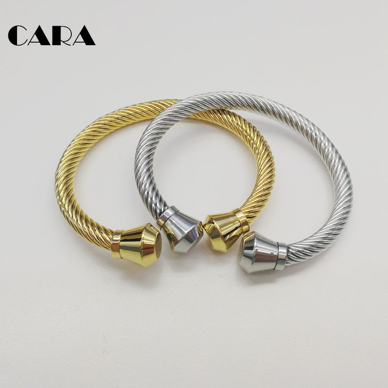 2020 new in 2 colors Geometric 316L stainless steel cable bangles bracelet women fashion jewelry bracelet bangles CARA0390
2020 new in 2 colors Geometric 316L stainless steel cable bangles bracelet women fashion jewelry bracelet bangles CARA0390