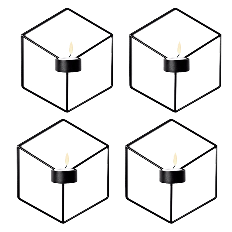 Hot House Ornament Nordic Style 3D Geometric Wall Mounted Candle Holder Metal Candlestick Home Decor,4 Pack
Hot House Ornament Nordic Style 3D Geometric Wall Mounted Candle Holder Metal Candlestick Home Decor,4 Pack