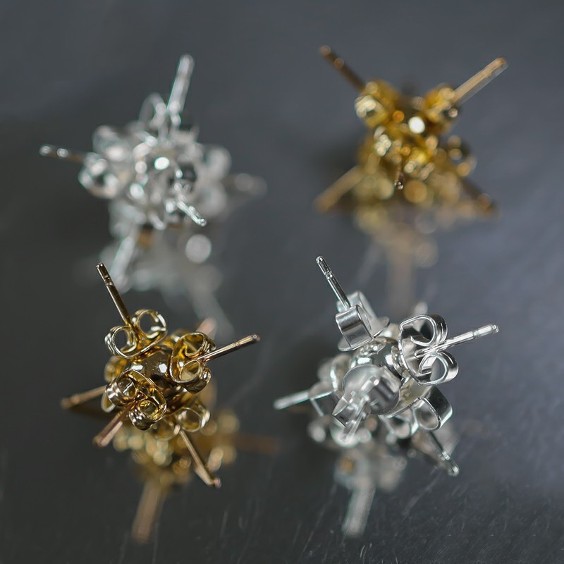 DHEYGERE satellite earrings niche design sense 2020 new exquisite cool stereo earrings men and women ins tide Party Wedding Gifts