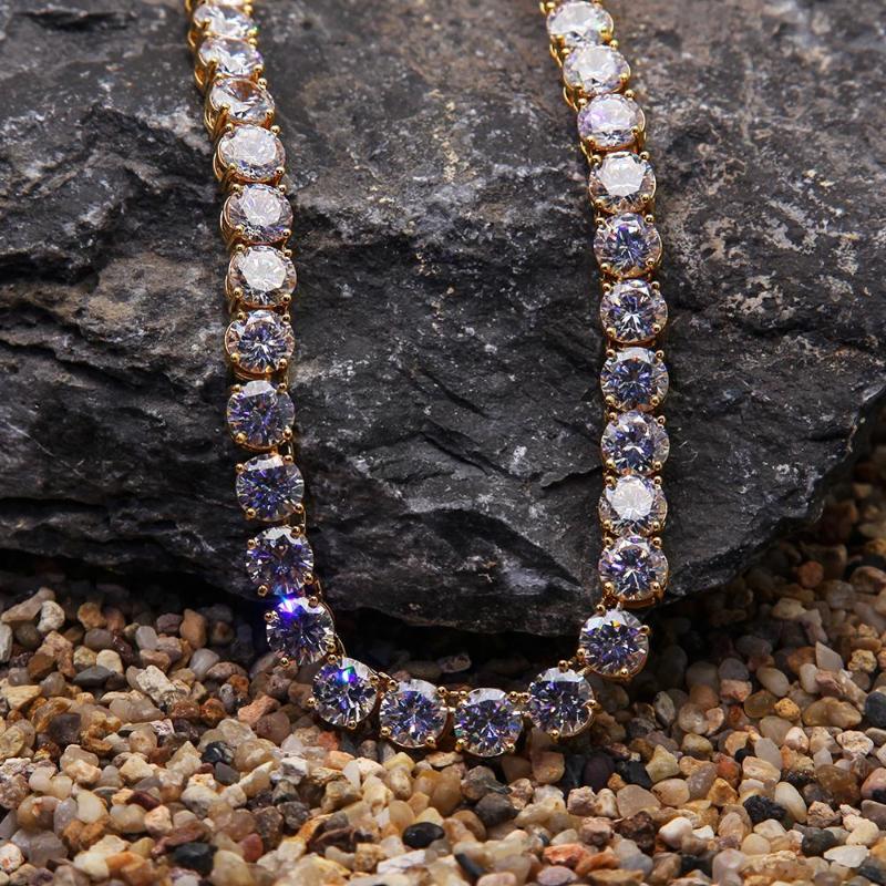 8MM Round Cubic Zirconia Tennis Chain Necklace Men Hip Hop Bling Iced Out 1 Row CZ Link Chain Chokers Necklaces Rapper Jewelry
8MM Round Cubic Zirconia Tennis Chain Necklace Men Hip Hop Bling Iced Out 1 Row CZ Link Chain Chokers Necklaces Rapper Jewelry