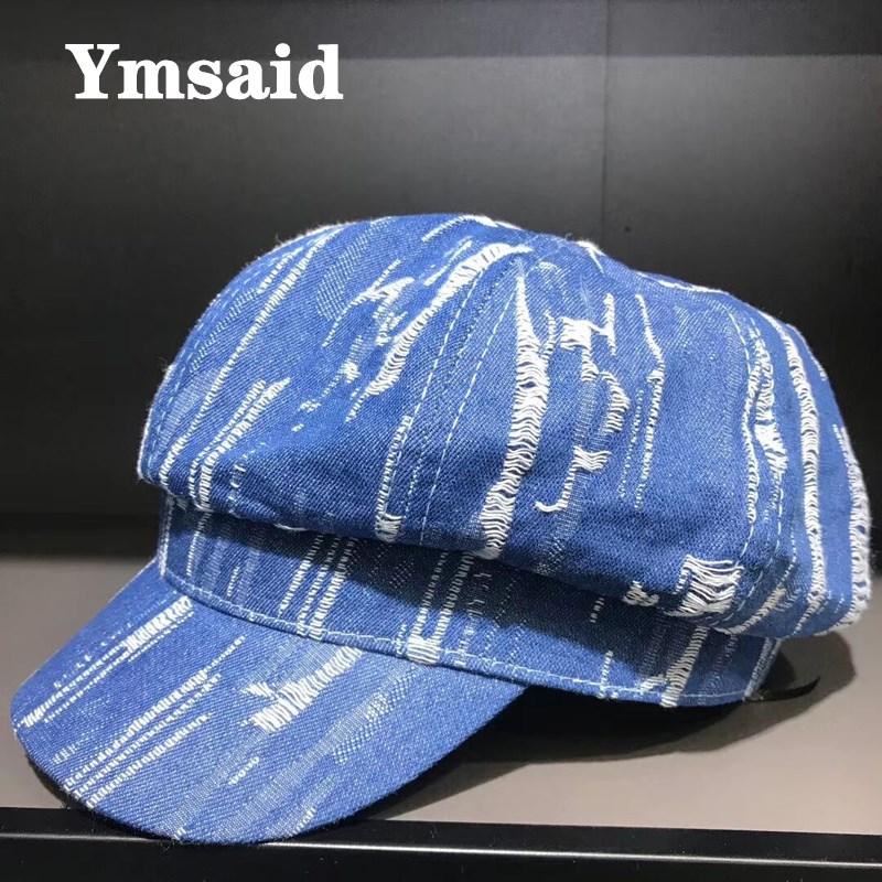 New Women Leisure Octagonal Hat Ladies Denim Beret Hat Cowboy Cap Newsboy Gatsby Cap Octagonal Baker Peaked Beret Driving, Light blue b
New Women Leisure Octagonal Hat Ladies Denim Beret Hat Cowboy Cap Newsboy Gatsby Cap Octagonal Baker Peaked Beret Driving, Light blue b