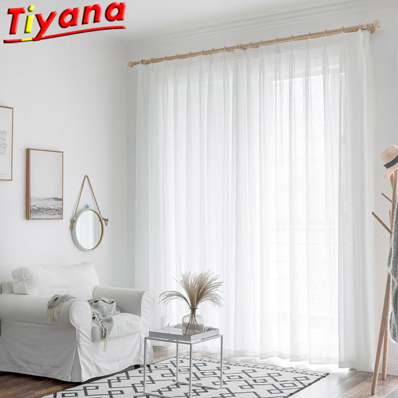 Solid White Linen Tulle Curtains for Living Room Slim Sheer Guaze for Kitchen Balcony Easy Customizable White Yarn*VT, Tulle 01
Solid White Linen Tulle Curtains for Living Room Slim Sheer Guaze for Kitchen Balcony Easy Customizable White Yarn*VT, Tulle 01