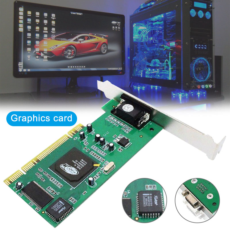 Desktop Computer CPI Graphics Card ATI Rage XL 8MB VGA Video Card PC Accessories GK8899
Desktop Computer CPI Graphics Card ATI Rage XL 8MB VGA Video Card PC Accessories GK8899