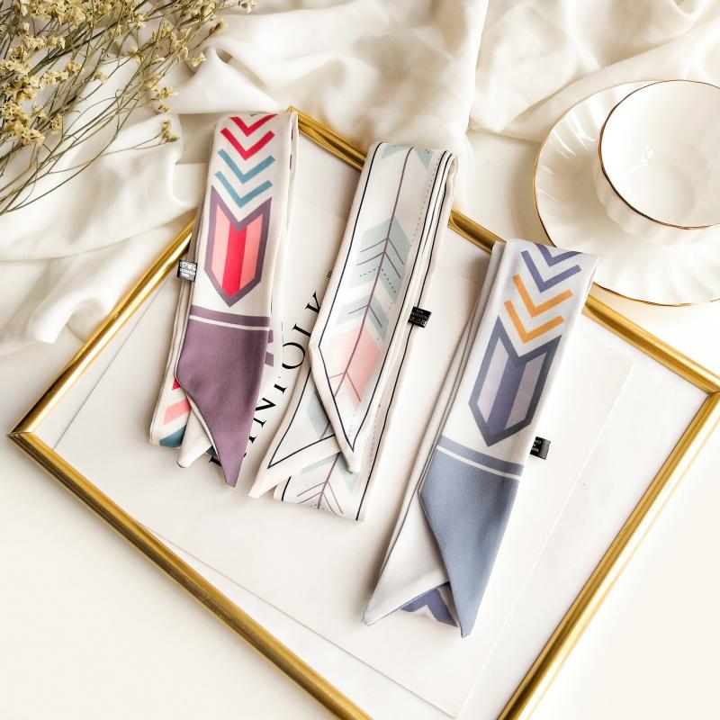 Korean-Style Small Silk Scarf Women's Spring Autumn Narrow Fashion Arm Bag Ribbon Neckerchief Small Ribbon
Korean-Style Small Silk Scarf Women's Spring Autumn Narrow Fashion Arm Bag Ribbon Neckerchief Small Ribbon