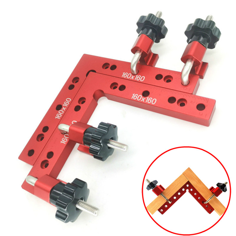 Woodworking Adjustable Corner Clamping Ruler Aluminium Right Angle Clamps G Clamp L-Shaped Auxiliary Fixture Positioner Clip 
Woodworking Adjustable Corner Clamping Ruler Aluminium Right Angle Clamps G Clamp L-Shaped Auxiliary Fixture Positioner Clip