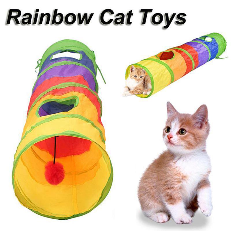 Funny Pet Tunnel Cat Play Tunnel Foldable 2 Holes Cat Kitten Toy Bulk Toys Cave Toy For Interactive
Funny Pet Tunnel Cat Play Tunnel Foldable 2 Holes Cat Kitten Toy Bulk Toys Cave Toy For Interactive