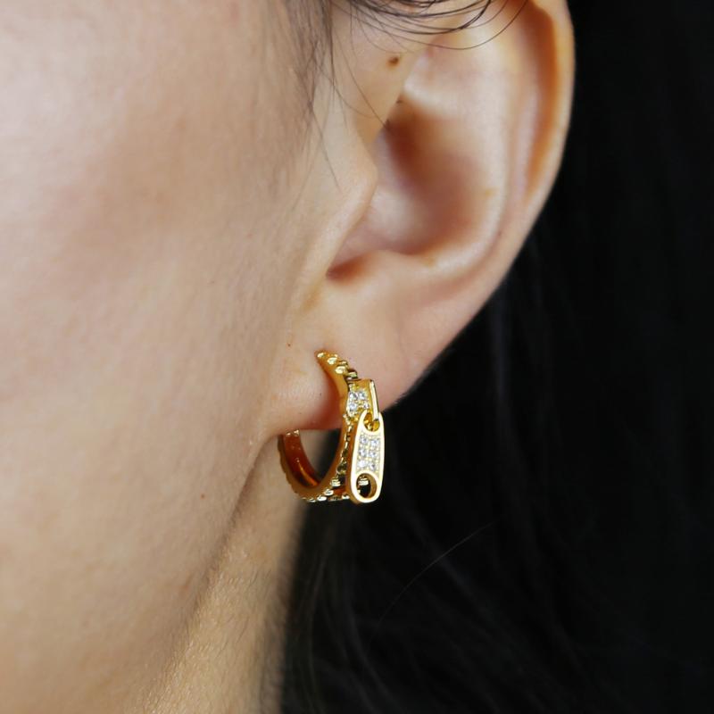 Hoop & Huggie 2021 Fashion Earrings Zipper Head Shape Shiny Jewellry For Cute Lovely Women Wedding Gift Paved With CZ Cool GiftS Jewelrys
Hoop & Huggie 2021 Fashion Earrings Zipper Head Shape Shiny Jewellry For Cute Lovely Women Wedding Gift Paved With CZ Cool GiftS Jewelrys