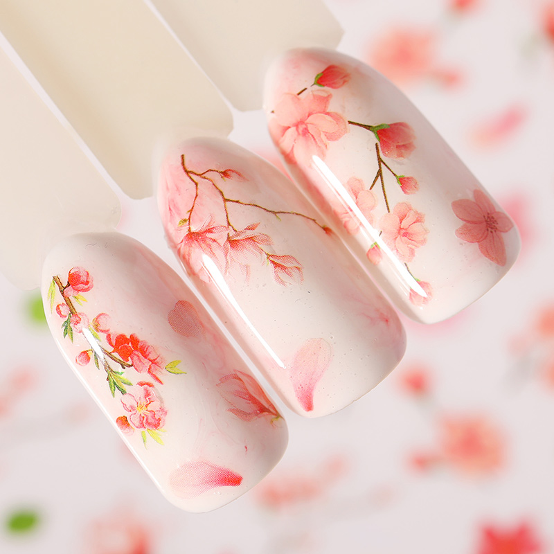 1 Sheet Embossed 3D Nail Stickers Cherry Blooming Flower Leaf 3D Nail Art Stickers Decals Adhesive Manicures Tips Decoration, 31 water sticker
1 Sheet Embossed 3D Nail Stickers Cherry Blooming Flower Leaf 3D Nail Art Stickers Decals Adhesive Manicures Tips Decoration, 31 water sticker