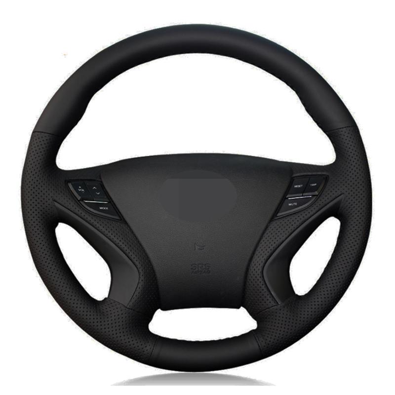 Car Steering Wheel Cover DIY Hand-stitched Black Artificial Leather For Sonata 8 2011 2012 2013 2014
Car Steering Wheel Cover DIY Hand-stitched Black Artificial Leather For Sonata 8 2011 2012 2013 2014
