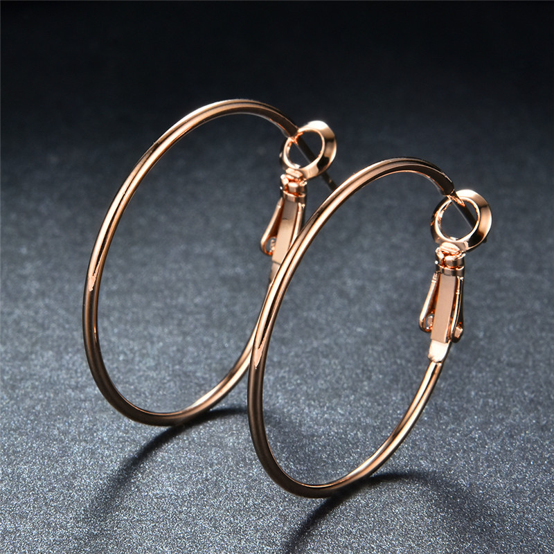 Hoop & Huggie Cute Female Big Circle Earrings Trendy Punk Hip Hop Wedding For Women Silver Color
Hoop & Huggie Cute Female Big Circle Earrings Trendy Punk Hip Hop Wedding For Women Silver Color