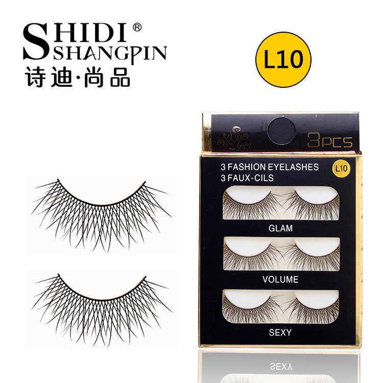 3 Pairs Handmade Artificial Fiber Eyelashes Natural Black Thick Cross False Eyelashes Soft Curling Dense
3 Pairs Handmade Artificial Fiber Eyelashes Natural Black Thick Cross False Eyelashes Soft Curling Dense